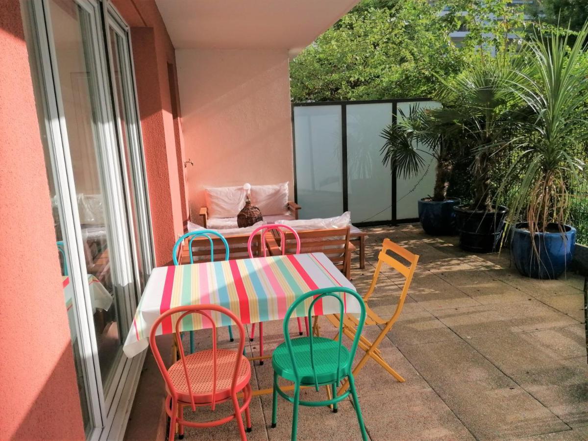 Ferienwohnung 52M2,Terrace&Garage,Near Part Dieu Station,Lyon Congress Center,Parc Teted'Or Villeurbanne Exterior foto